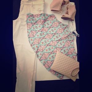 Cream Skinny Jeans and Top set!