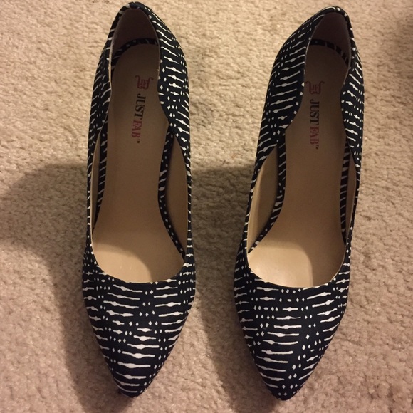 Black and White Pumps