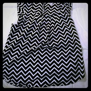 Chevron print blouse