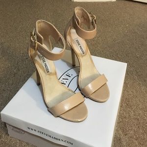 Steve Madden Marlene Blush Strappy Nude Heels
