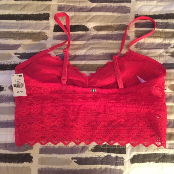 NWT Victoria's Secret PINK Red Bralette - Picture 2 of 2