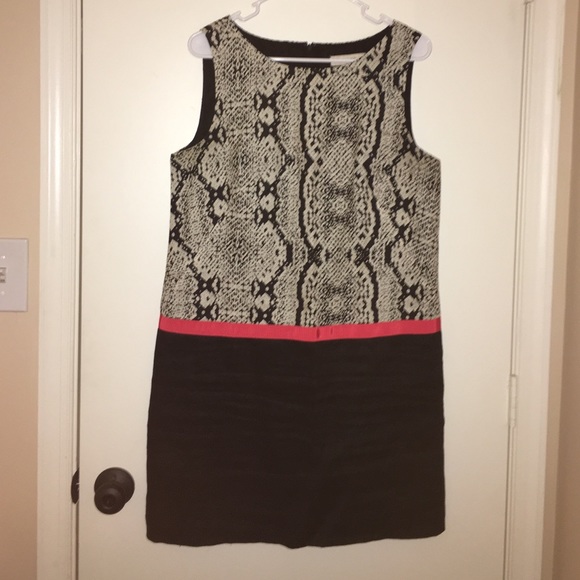 LOFT Dresses & Skirts - LOFT Linen Snake Print Dress