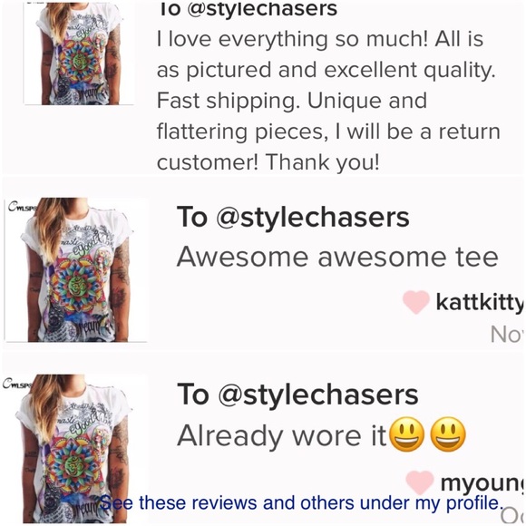 Retro Graffiti Boho Good Vibes Tattoo Art T Shirt - Picture 6 of 8