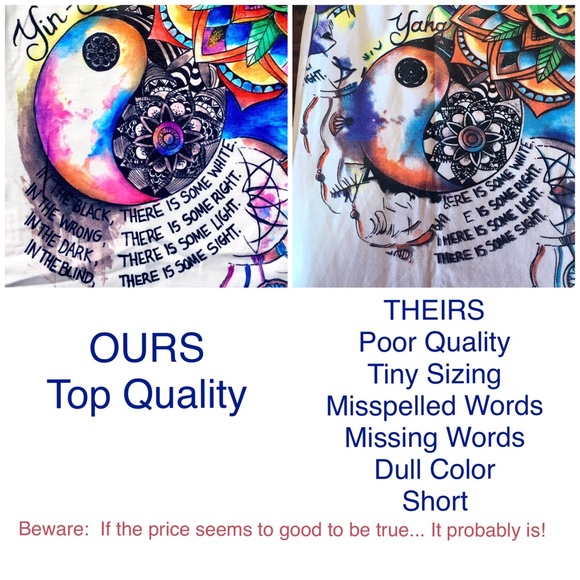 Retro Graffiti Boho Good Vibes Tattoo Art T Shirt - Picture 7 of 8