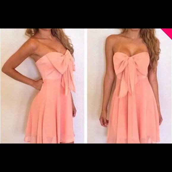 Coral dress