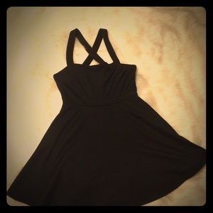 FOREVER 21 black swing dress