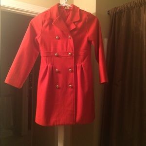 Gymboree Wool Peacoat-Beautiful Orange