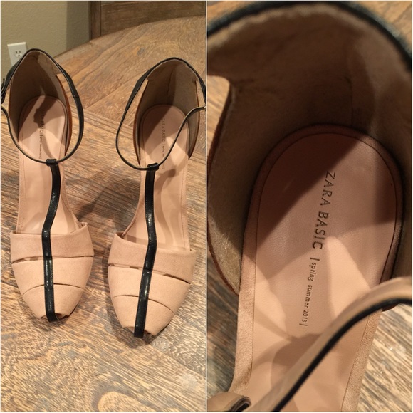 Zara Shoes - SALE: Suede Leather Zara Heels