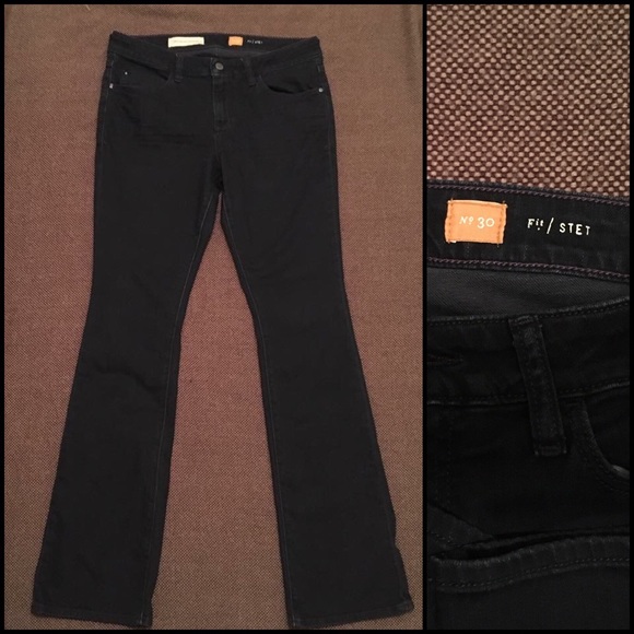 Pilcro and the Letterpress serif flare jeans