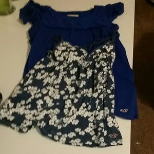 Hollister blue top only