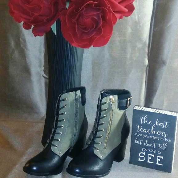 Military Style Shoe Boots