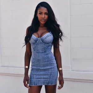 Denim dress -small, medium and large