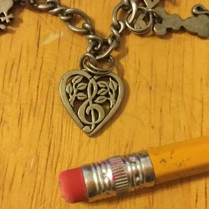 Music in heart retired James Avery charm