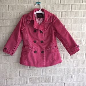 5T pink Old Navy pea coat