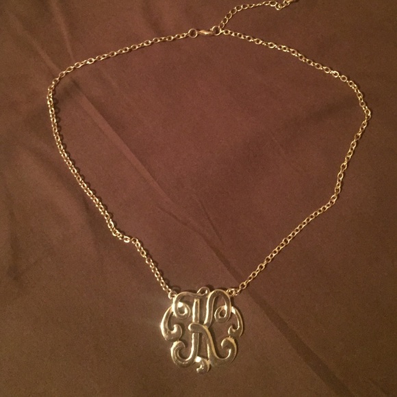 Gold " K " boutique necklace