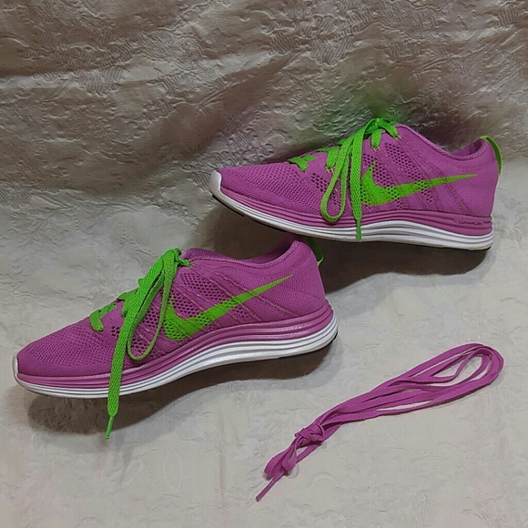 Nike Shoes - Fuchsia Nike Lunar 1 Running Shoes 10 $56 OBO