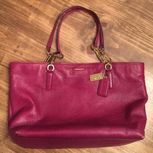 Magenta Coach Bag