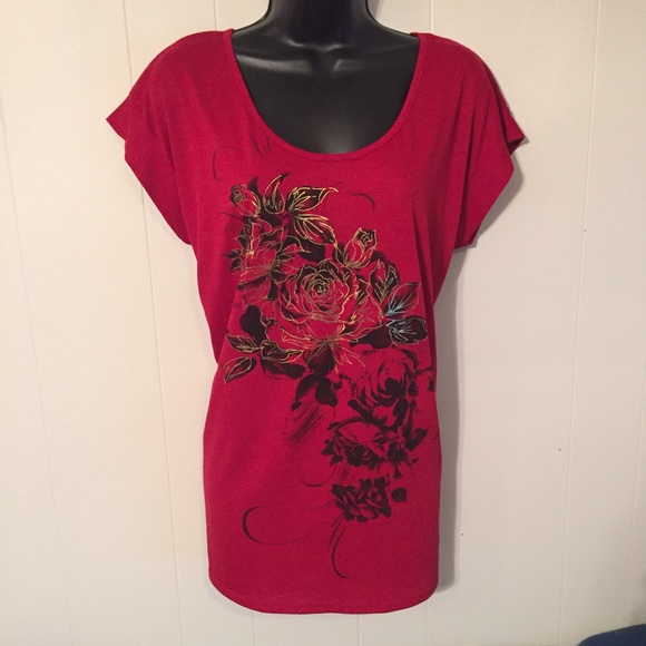 NWOT Metallic Embellished Top by Espresso