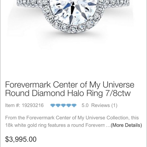 Forever mark diamond ring - Picture 3 of 4