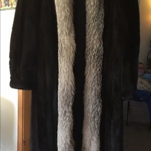 Full length mink coat