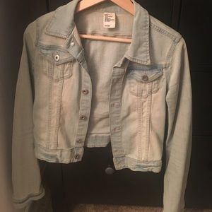 H&M cropped denim jacket