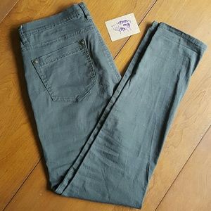 Olive Green skinny pants