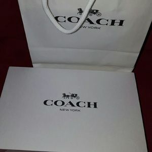 Original Coach box and bag