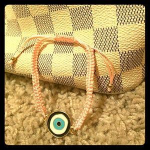 Greek Mati Charm Pink Bracelet