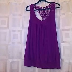 New w/o tag magenta top