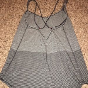 EUC gray ombrie strappy tank