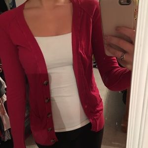 Small red cardigan from Target!