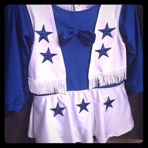 Baby girls COWBOYS Cheerleader costume