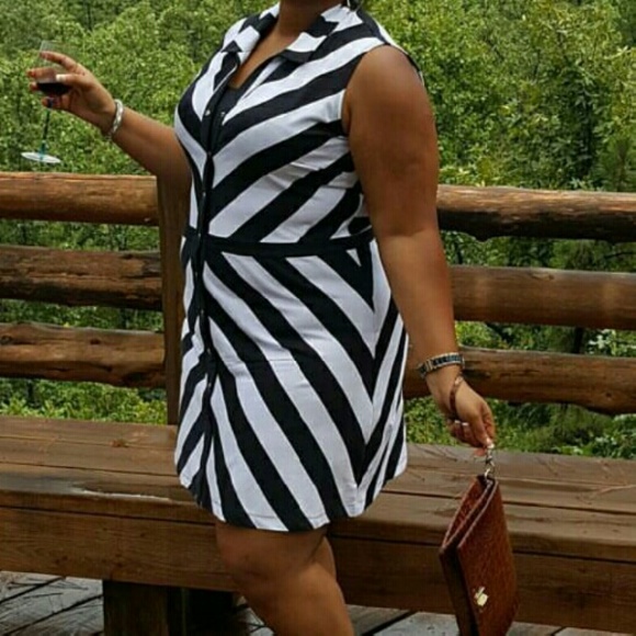 Chevron Dress - Picture 2 of 2
