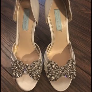 Blue by Betsey Johnson High Heel Peep Toe Pump
