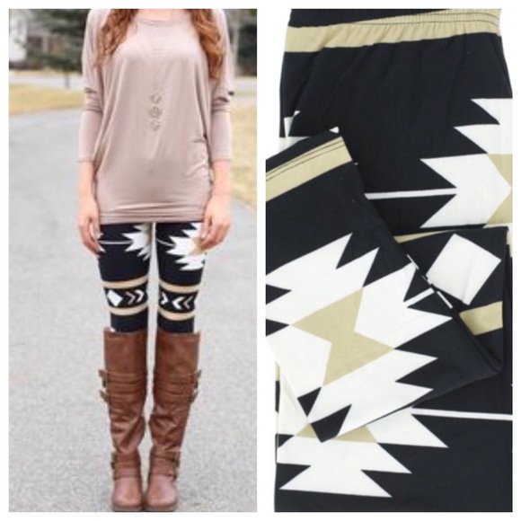 Aztec print leggings - Picture 3 of 4