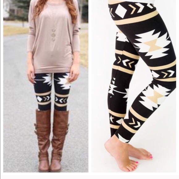 Aztec print leggings - Picture 4 of 4