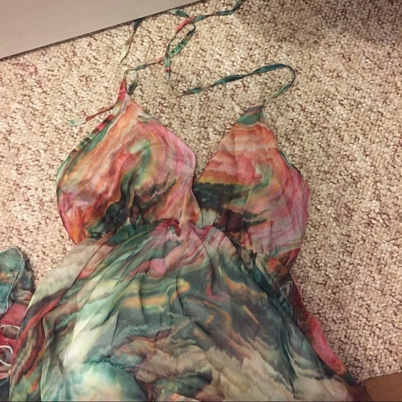 Watercolor Maxi Dress