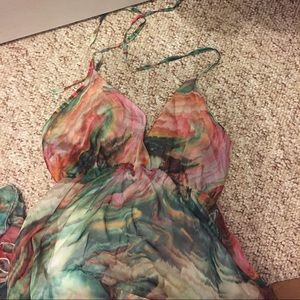 Watercolor Maxi Dress