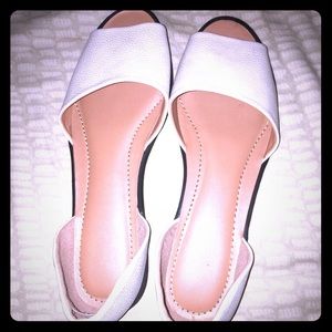 White slip on flats from DSW. Worn twice
