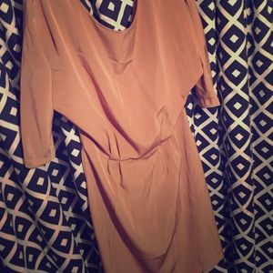 TOPSHOP Nude Dress