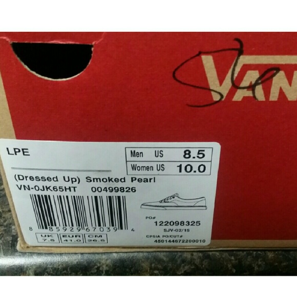❌ SOLD ❌ Vans (Dressed Up) Smoked Pearl - Picture 4 of 4