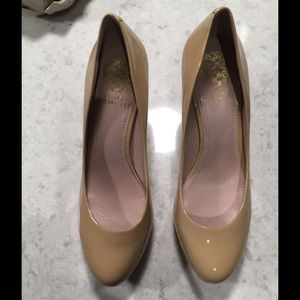 Vince Camuto beige pumps