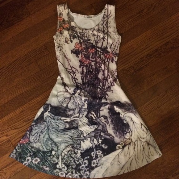 Black milk fairy book play dress - size small