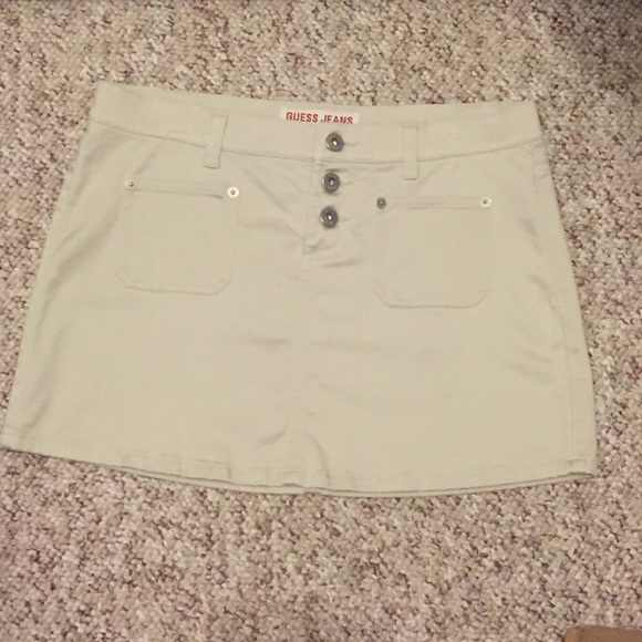 Khaki Mini Skirt
