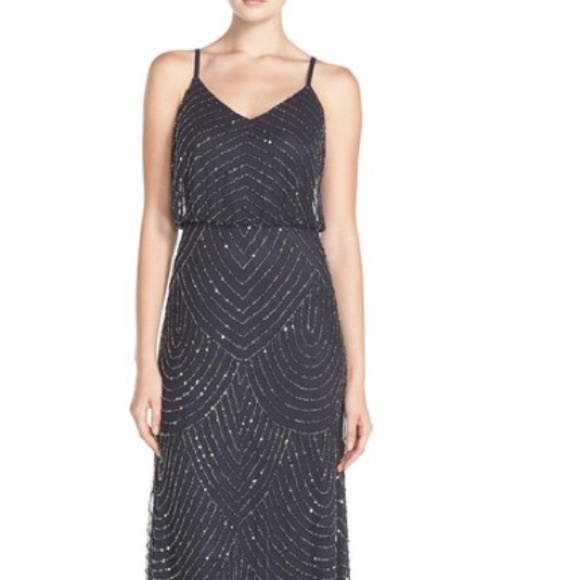 Arianna Papell Embellished Blouson Gown