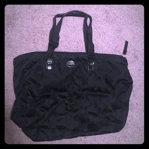 Nylon packable Coach monogram tote