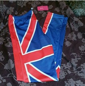 British flag leggings