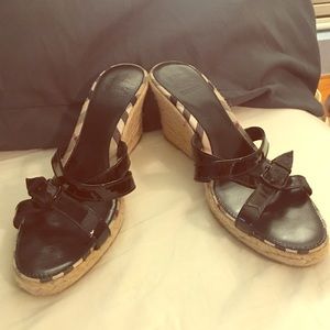 Burberry Wedge Heels