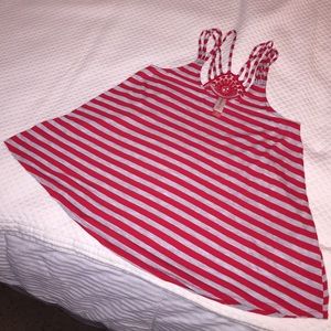 Red Strappy Top