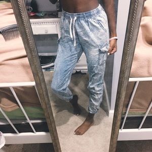 Jean joggers